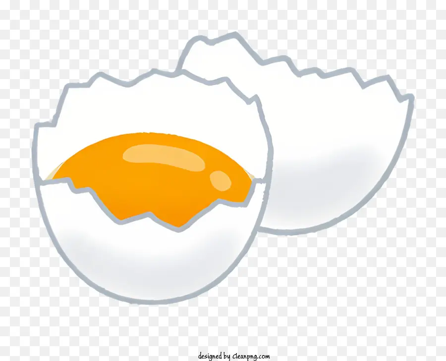 La Comida Elementos，La Cáscara De Huevo PNG