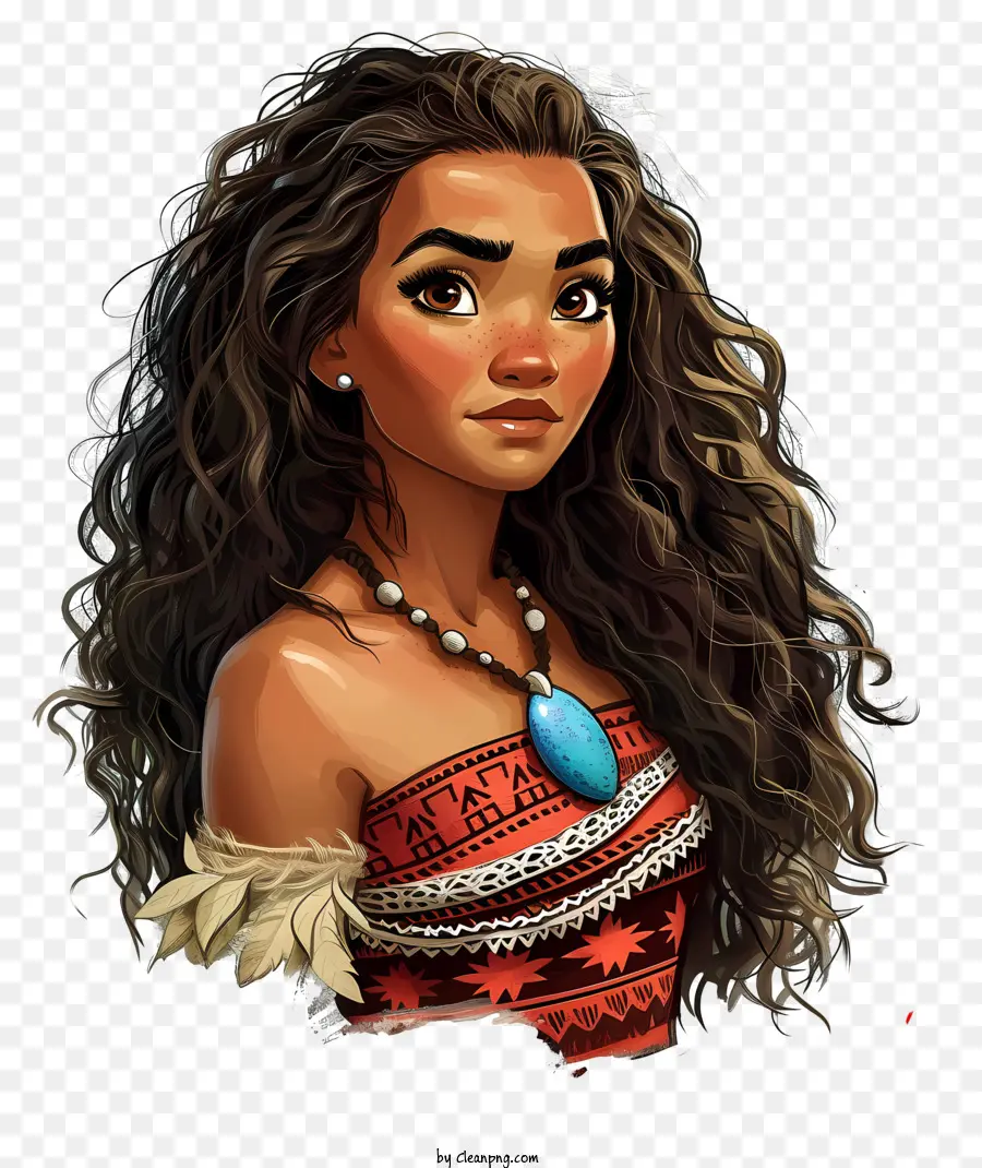 Moana，Chica Animada PNG