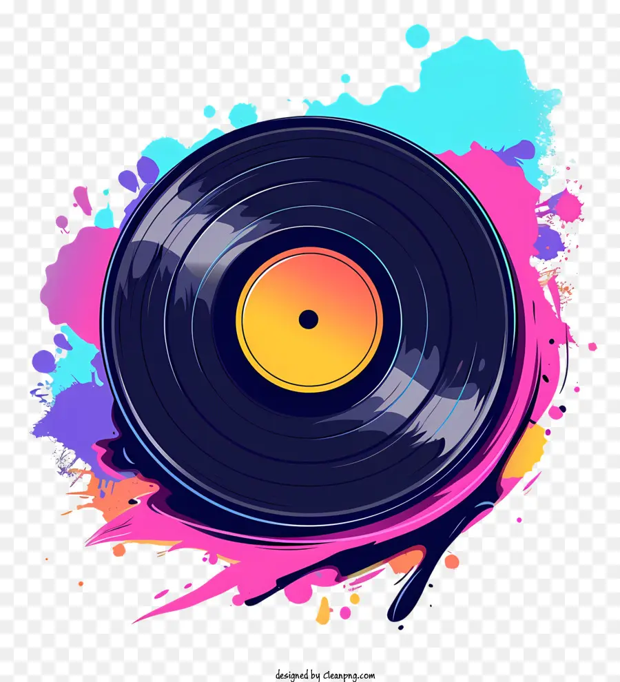 Disco De Vinilo，Tocadiscos PNG