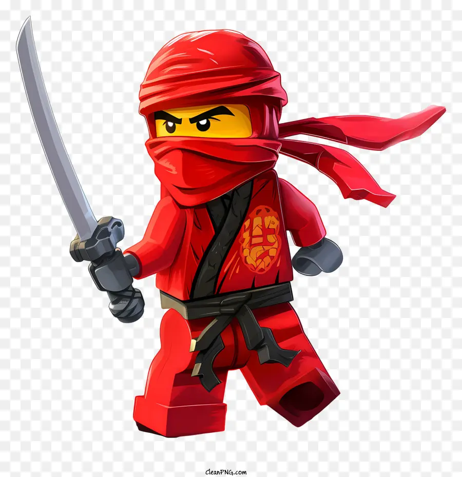 Ninjago，Manto Rojo PNG