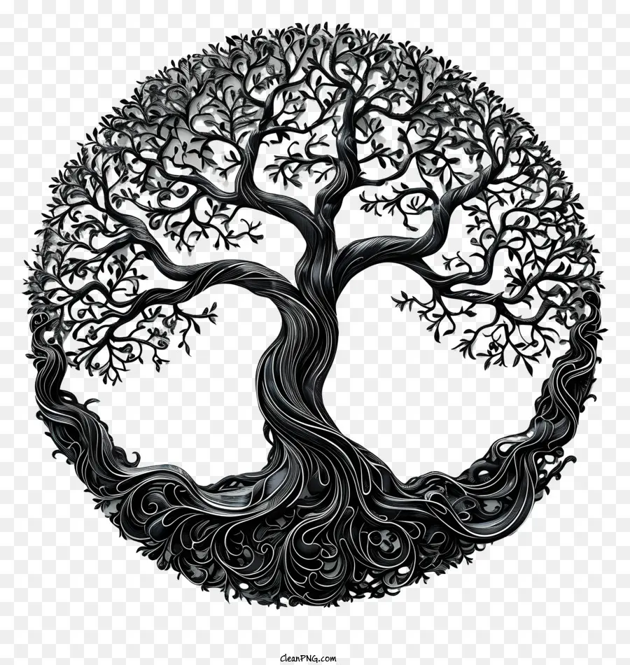 árbol De La Vida，Oscuro árbol PNG