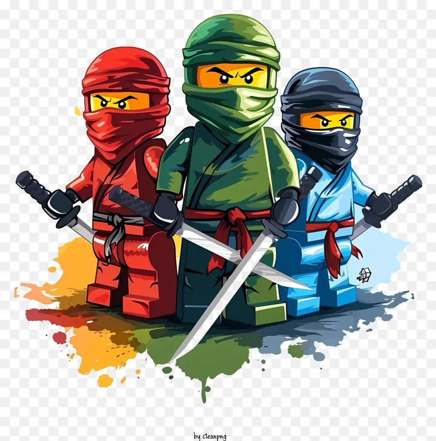 Ninjago，Ninjas De Lego PNG