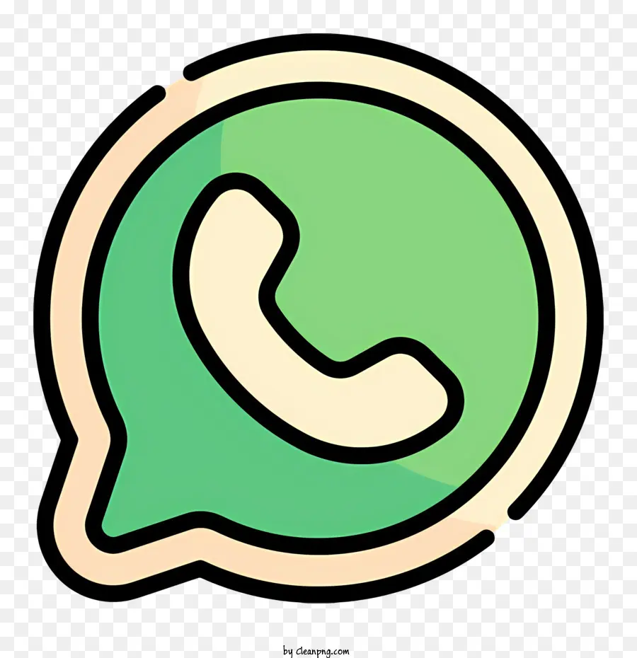 Logotipo De Whatsapp，Icono Verde PNG