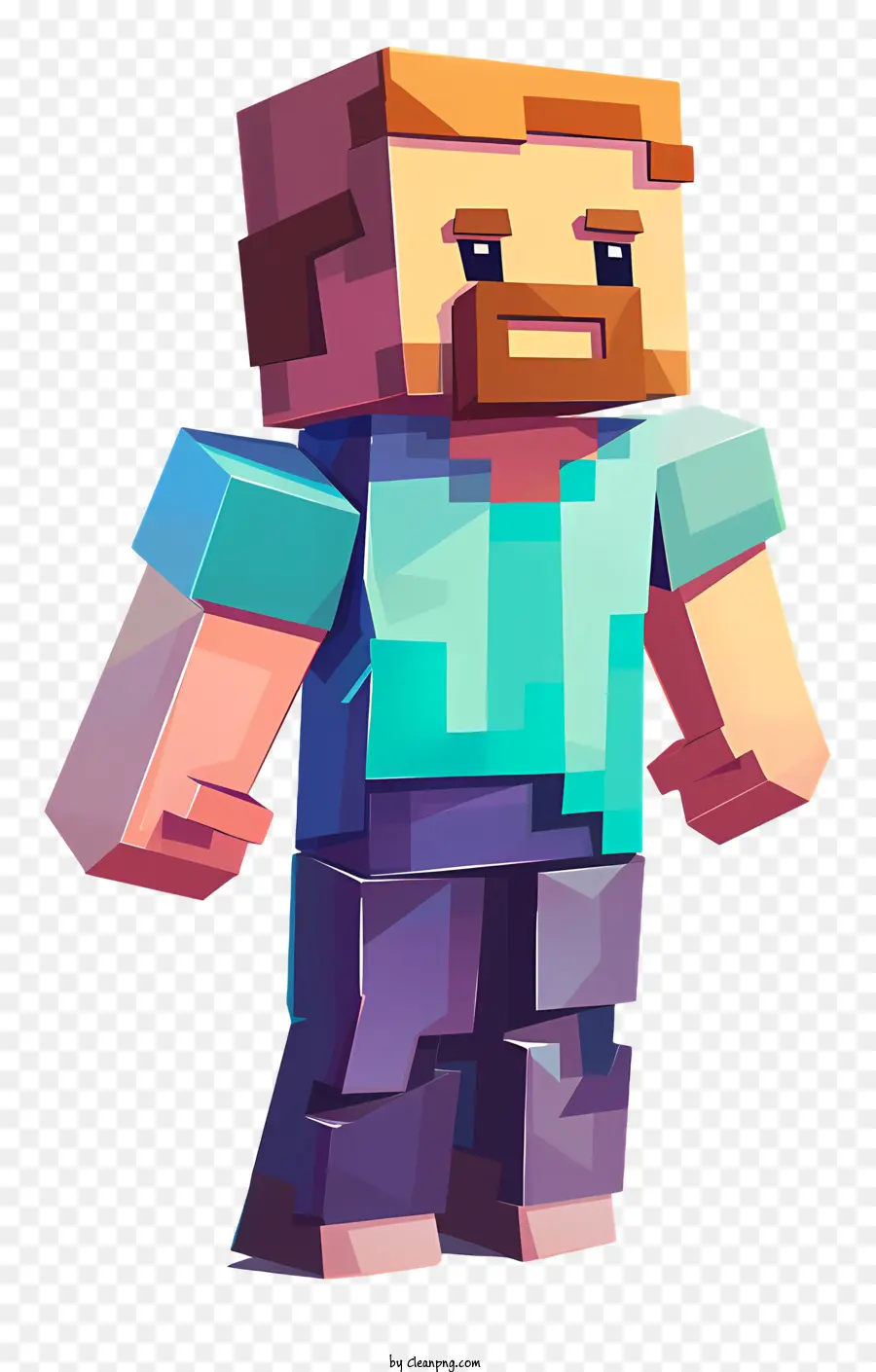 Minecraft Steve，Personaje De Minecraft PNG