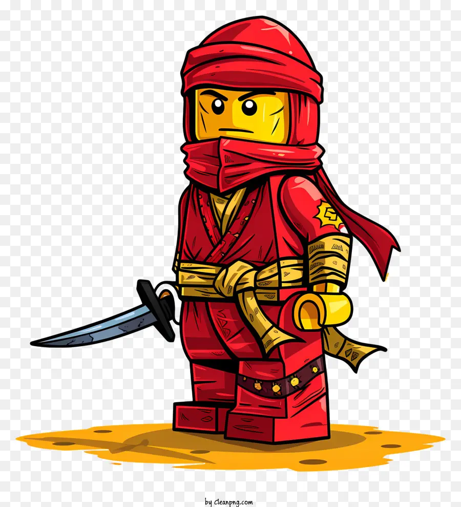 Ninjago，Ninja Rojo PNG