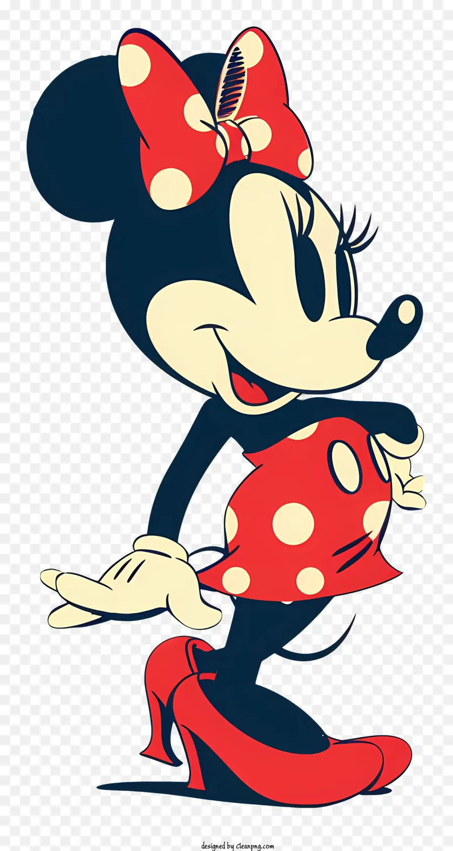 Minnie Ratón，Dibujos Animados PNG