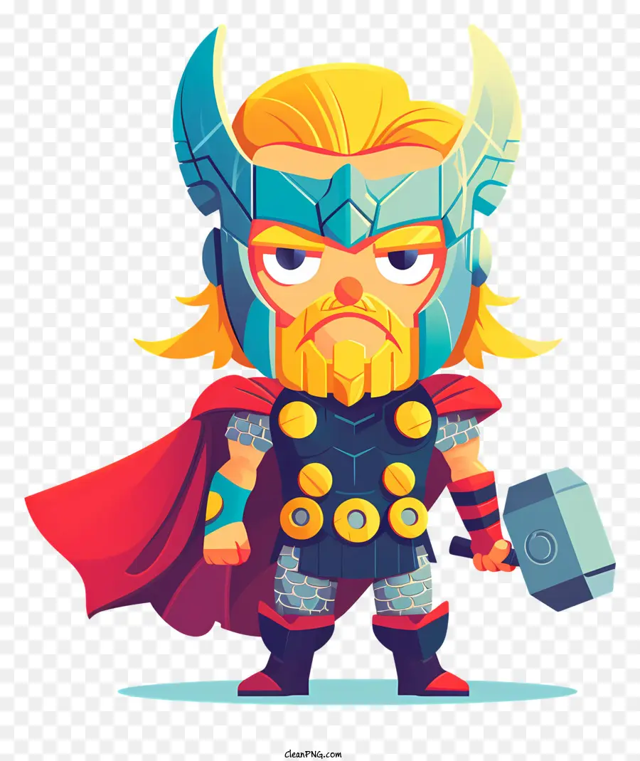 Lindo Thor，Cabello Rubio PNG