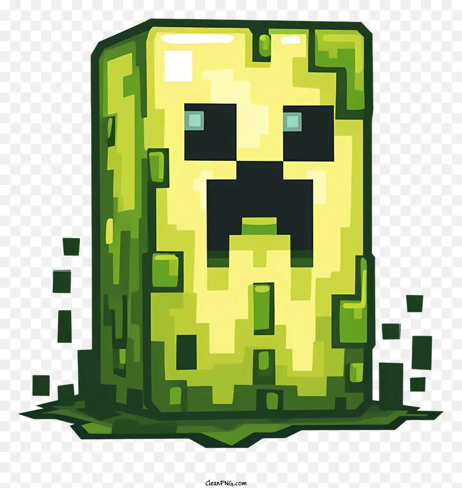 Minecraft，Bloque Verde PNG