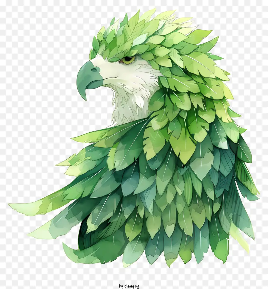 Hojas De águila，Loro Verde PNG