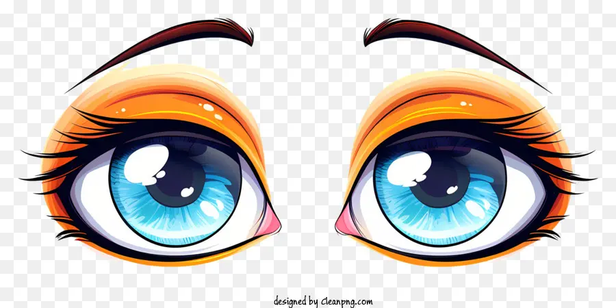 Lindos Ojos，De Dibujos Animados De Ojos PNG