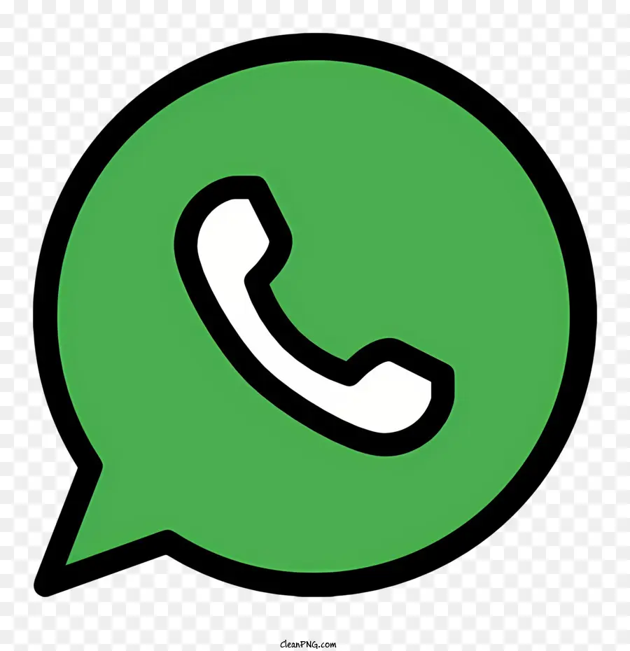 Logotipo De Whatsapp，Mensajería PNG