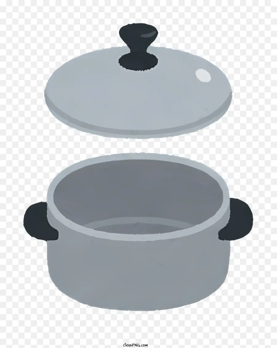 Elementos De Cocina，Bote Gris PNG