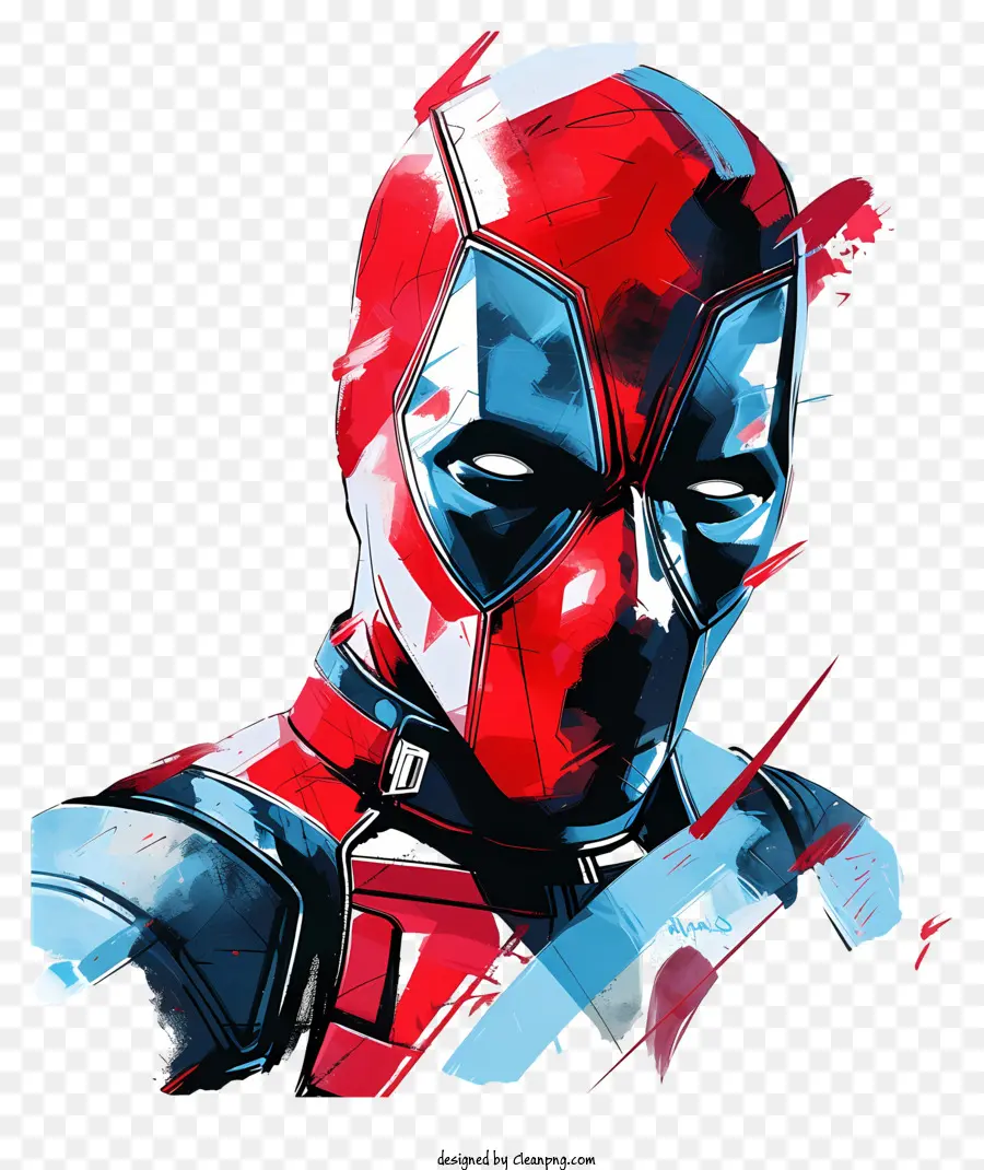 Dead Pool，Personaje Enmascarado Rojo PNG