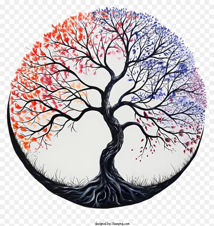 árbol De La Vida，árbol De Pintura PNG
