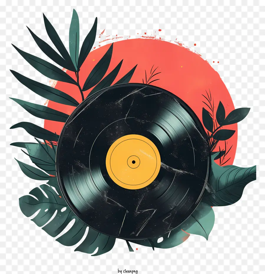 Disco De Vinilo，Tocadiscos PNG