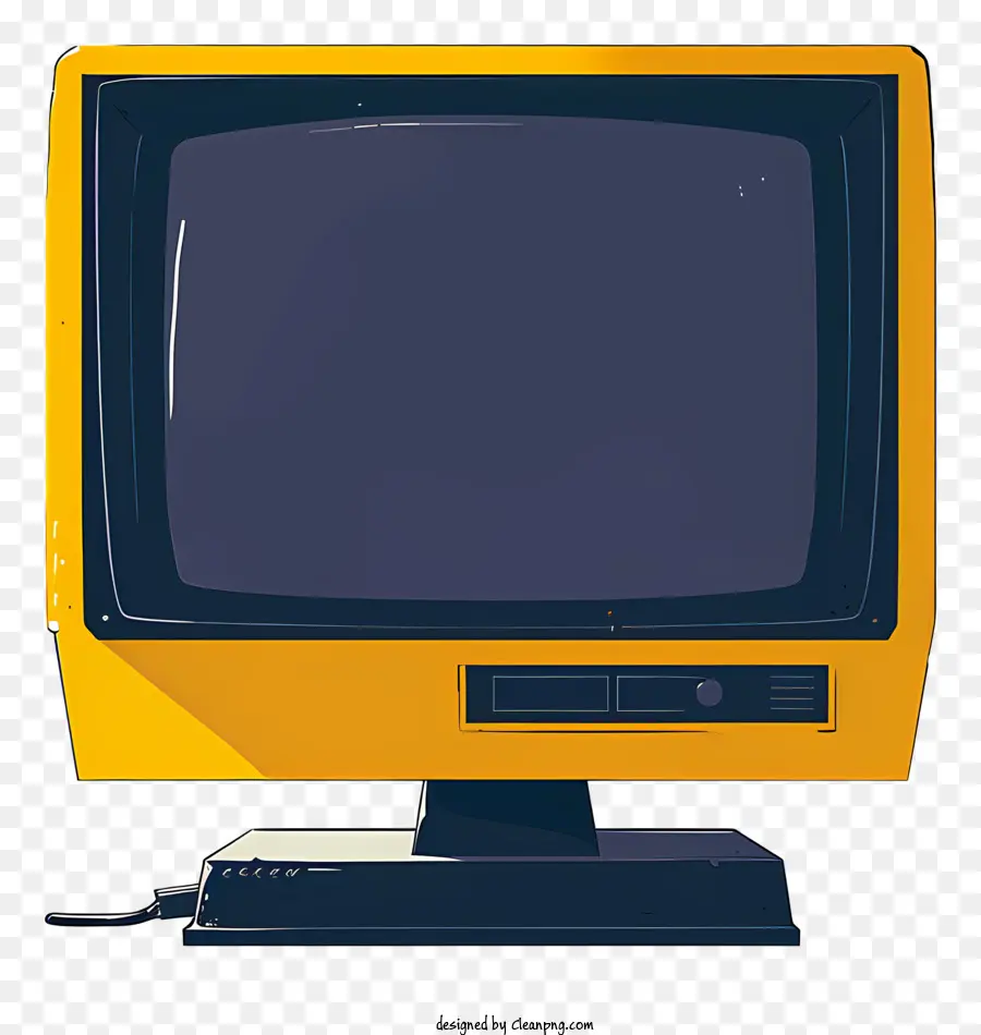 Monitor De La Computadora，Pantalla En Negro PNG