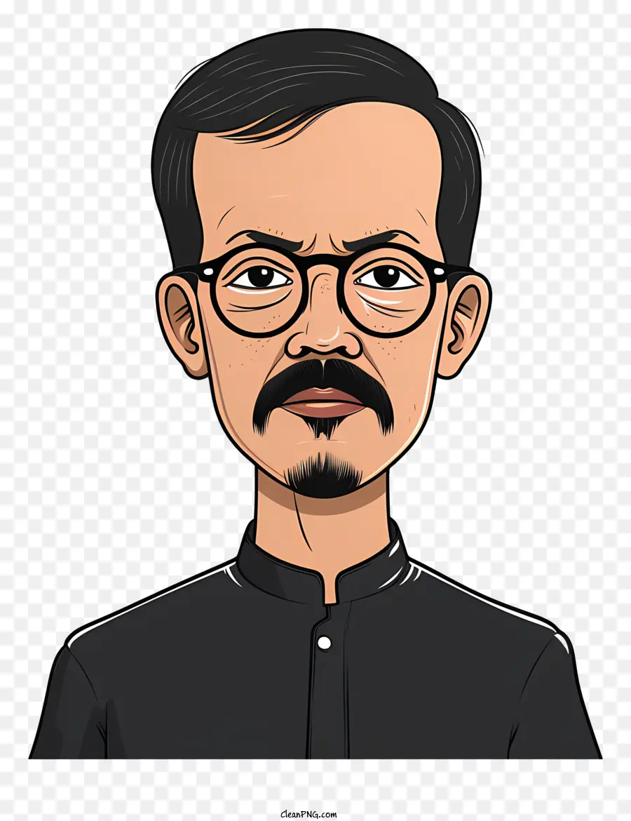 Arvind Kejriwal，Camisa Negra PNG