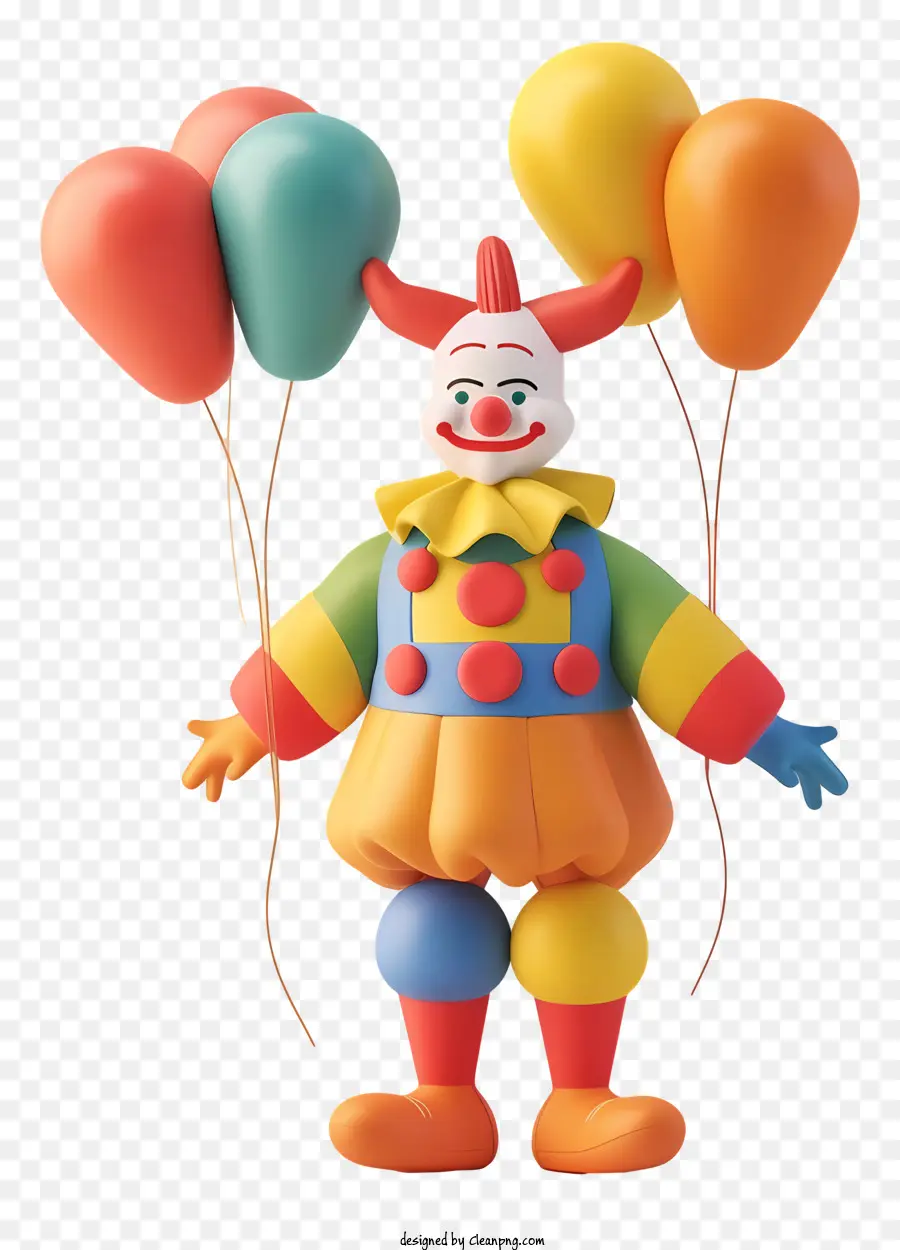 Payaso Con Globos，Payaso PNG