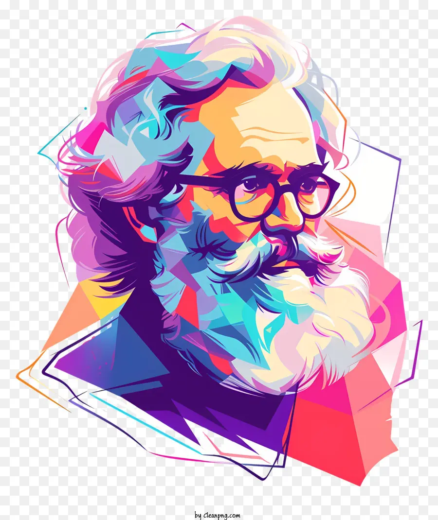 Karl Marx，Hombre Con Barba PNG