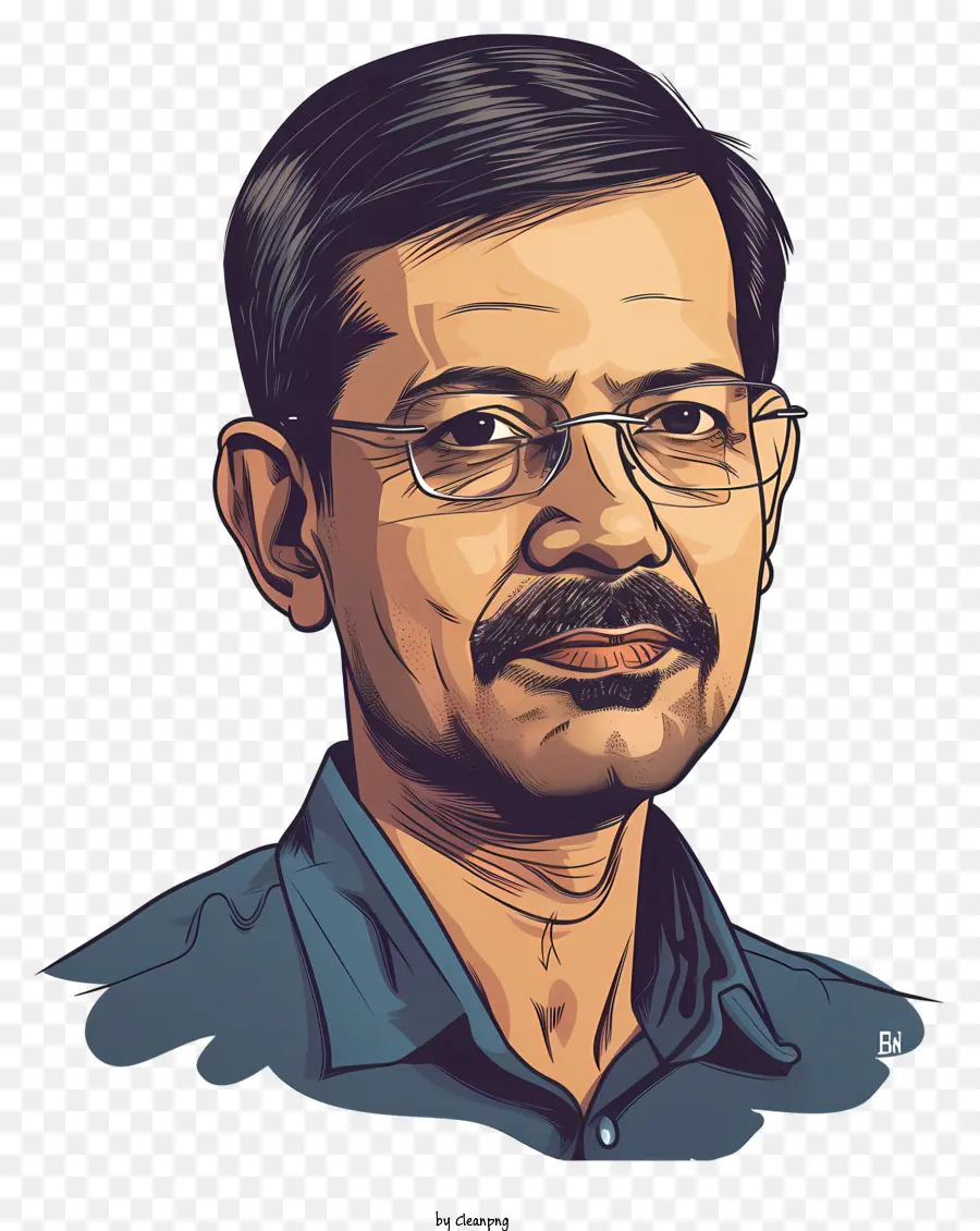 Arvind Kejriwal，Hombre Indio PNG