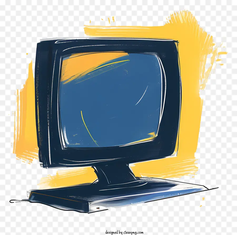 Monitor De La Computadora，Estilo Crt PNG