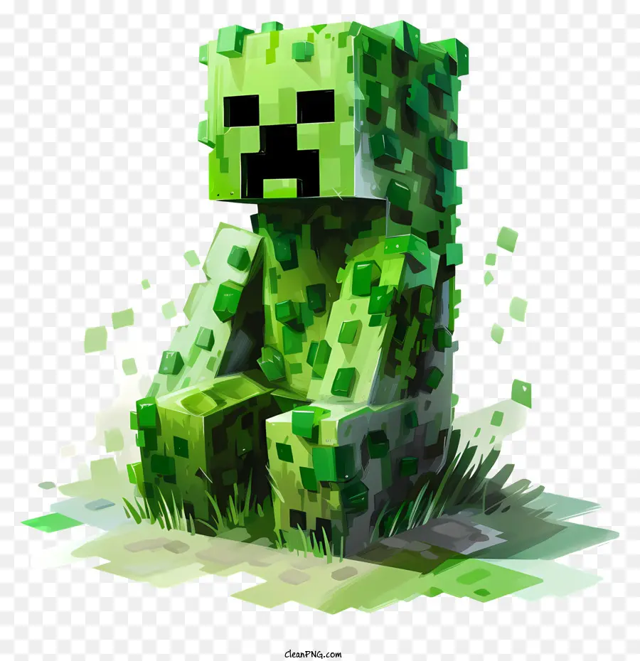 Minecraft，Tejas Verdes PNG