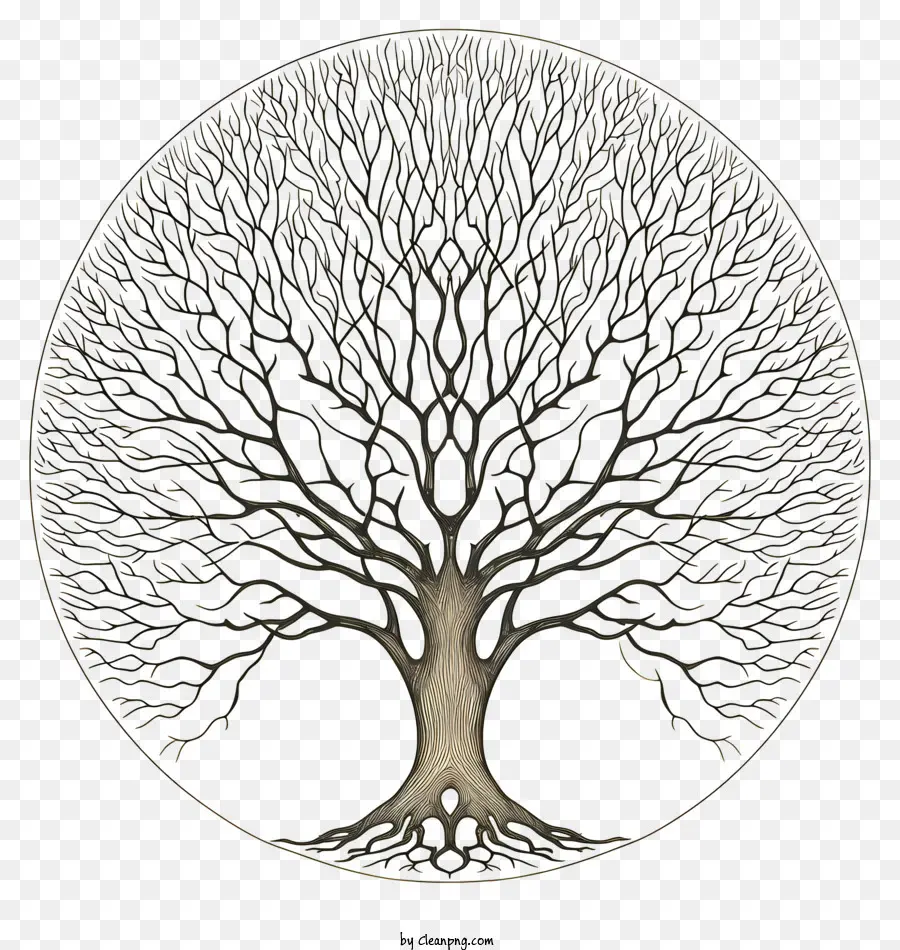 árbol De La Vida，árbol Enraizado PNG