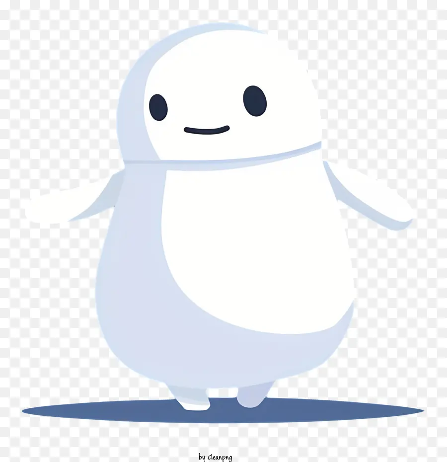 Cute Art，Carácter De Dibujos Animados Blancos PNG