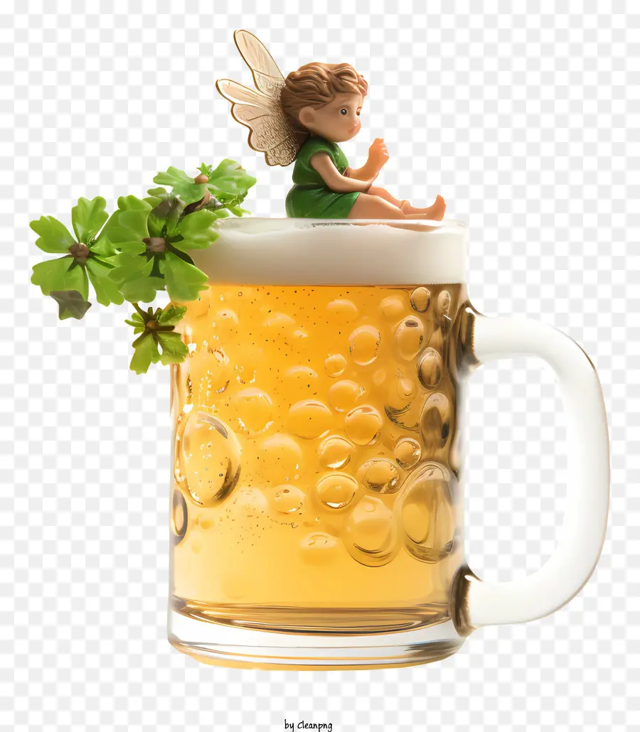 Cerveza De Hadas Del Día De San Patricio，Cerveza Cristal PNG