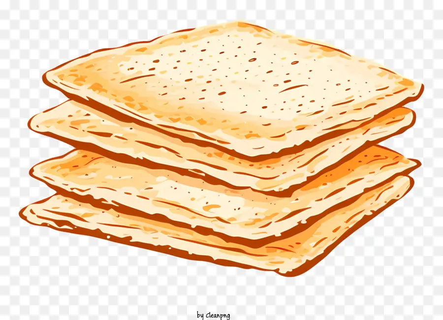 Pascua Matzá，Pan Apilado PNG