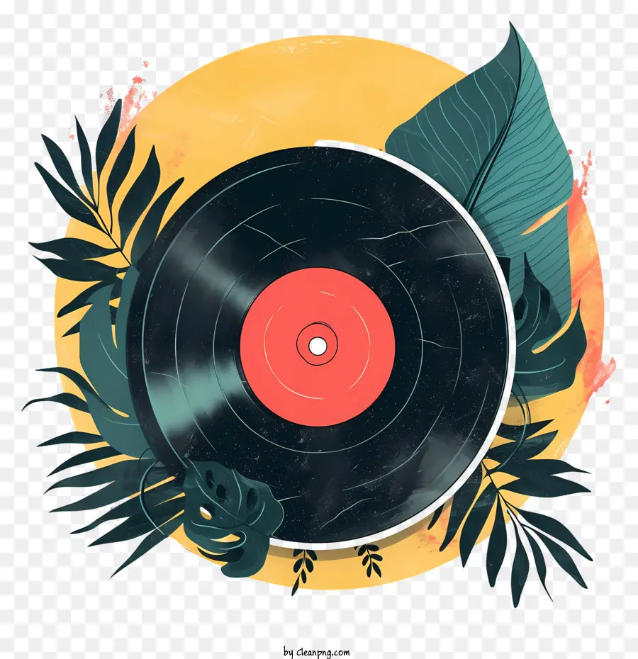 Disco De Vinilo，Tocadiscos PNG