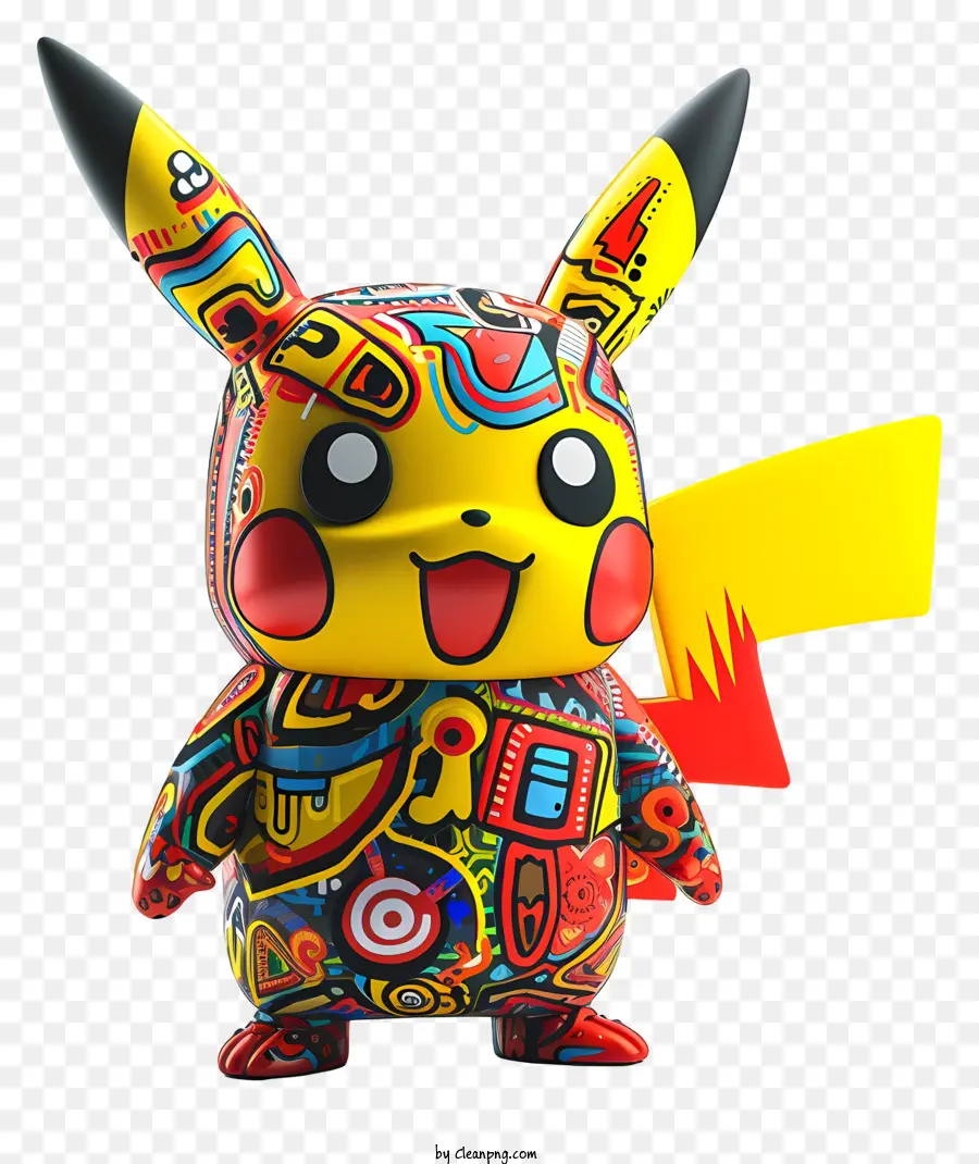 Pikachu，Pikachu Decorado PNG