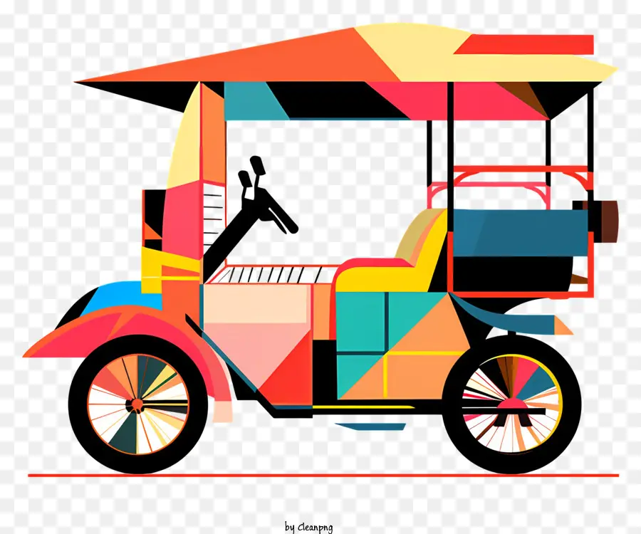 Auto Rickshaw，Vehículo Pequeño PNG