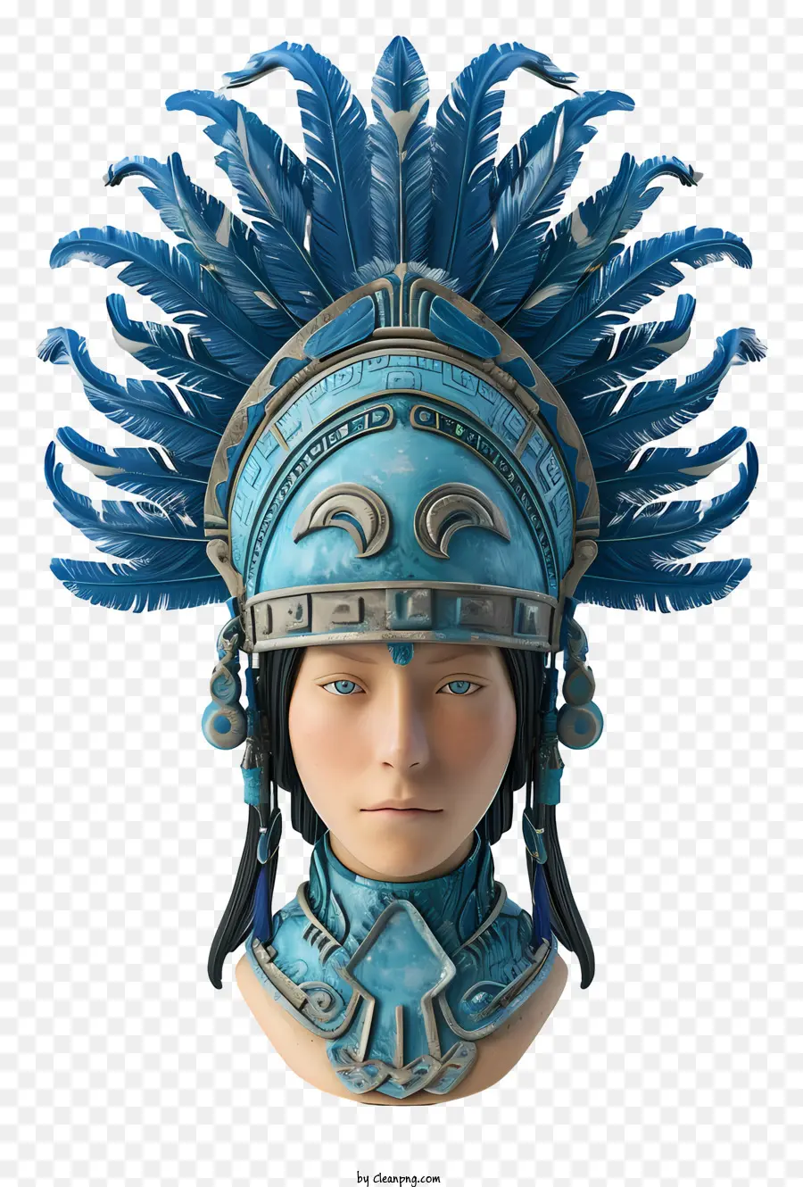 Tnowear Inca Empire，Persona De Color Azul PNG