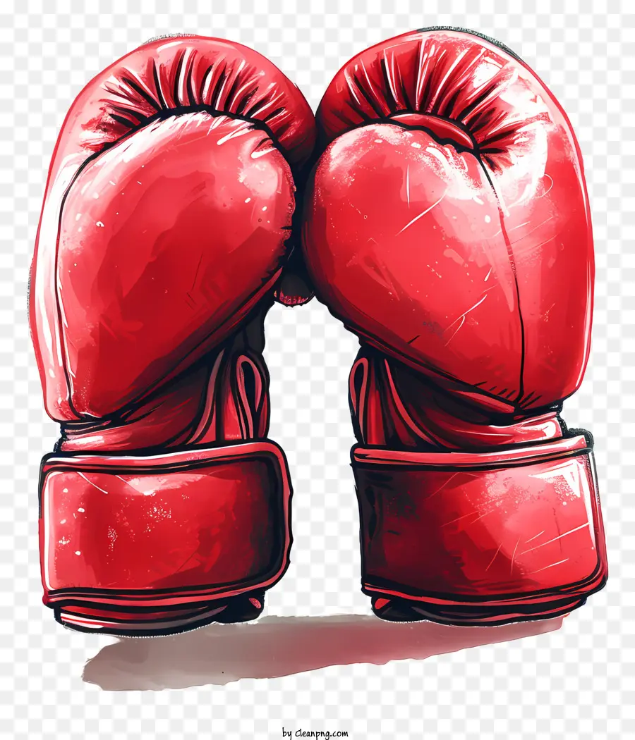 Guantes De Boxeo，Guantes De Boxeo Rojos PNG