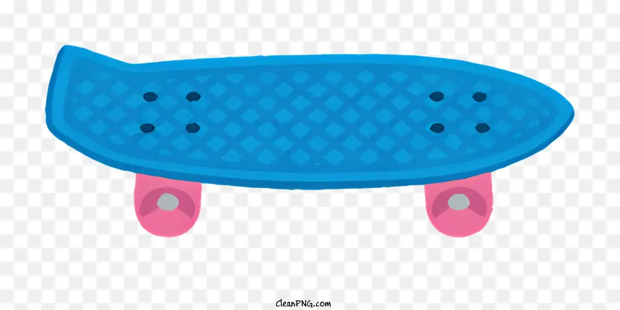 Patineta，Azul PNG