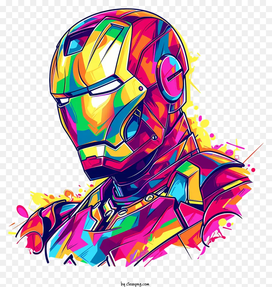 Iron Man，Pintura Digital PNG
