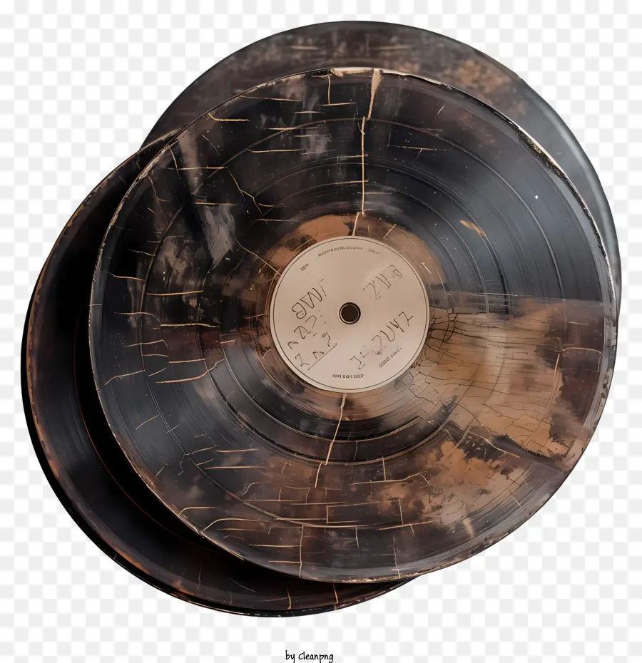 Disco De Vinilo，Tocadiscos Vintage PNG