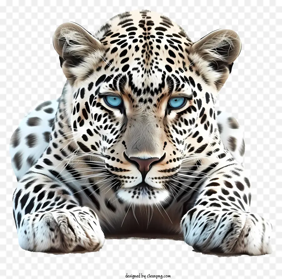 Leopardo，Los Ojos Azules PNG