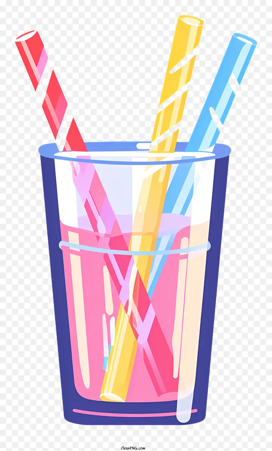 Pajitas De Beber，Vidrio PNG