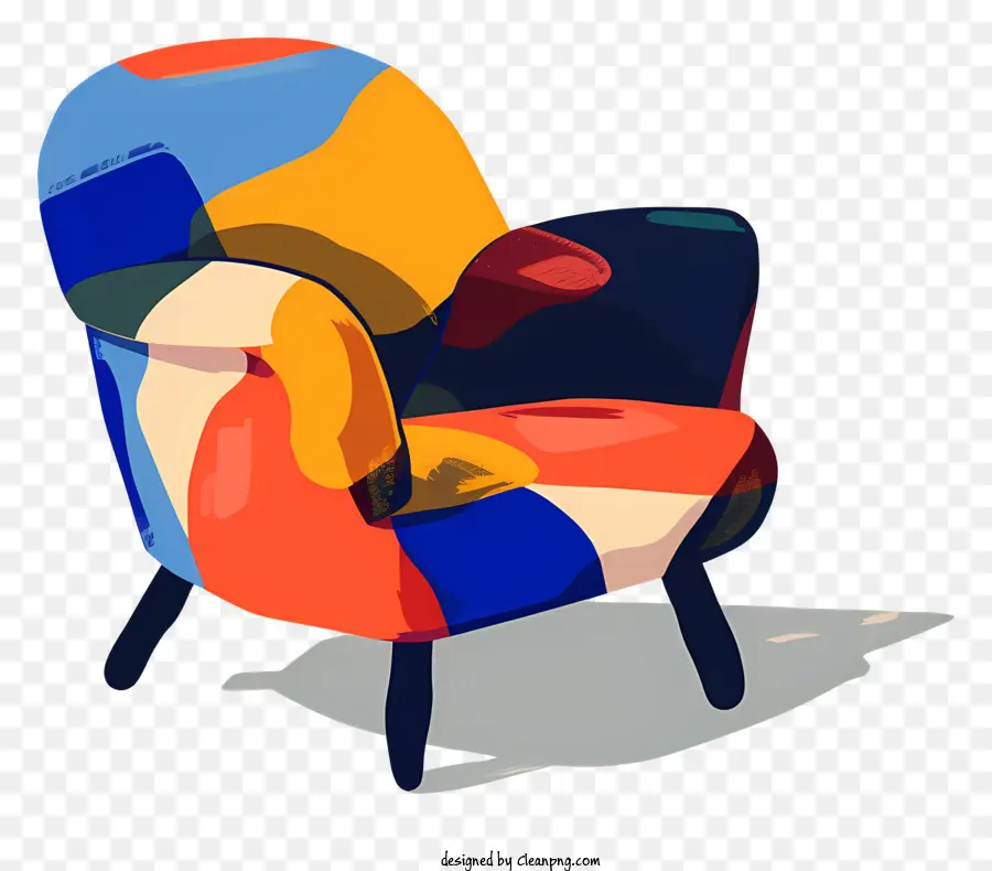 Sillón Moderno，Sillón Colorido PNG