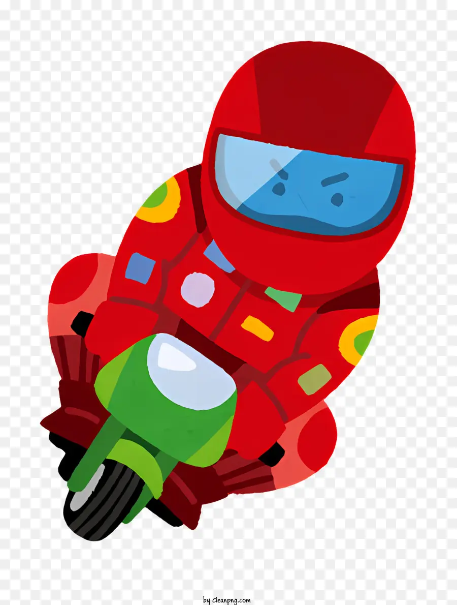 Icono，Motocicleta Roja PNG