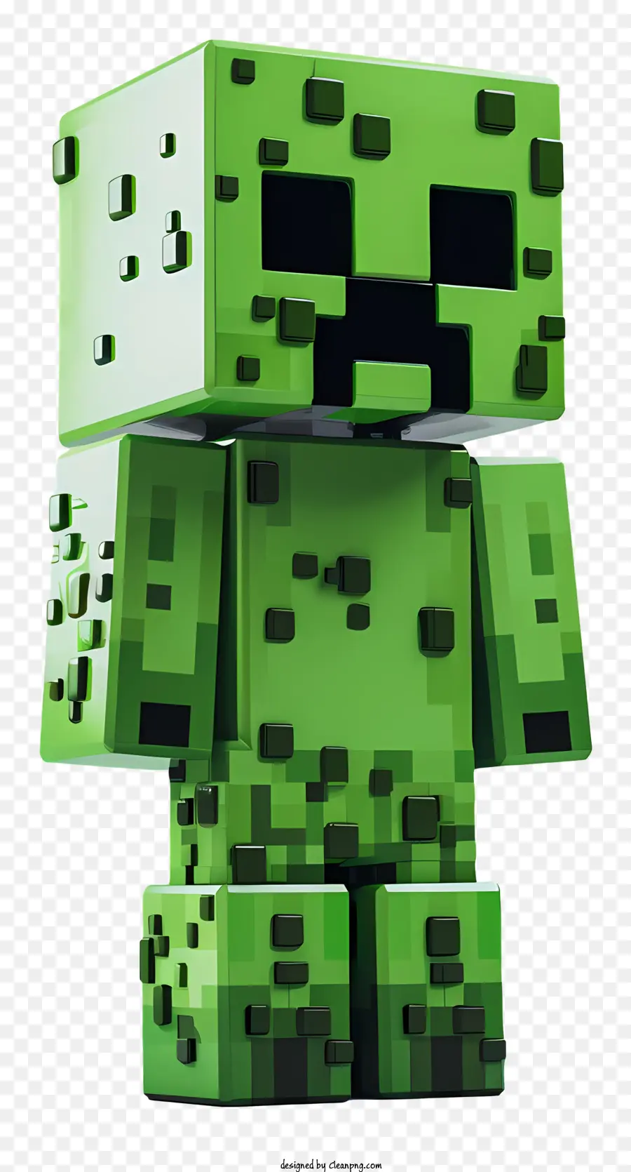 Minecraft Creeper，Creeper Verde PNG