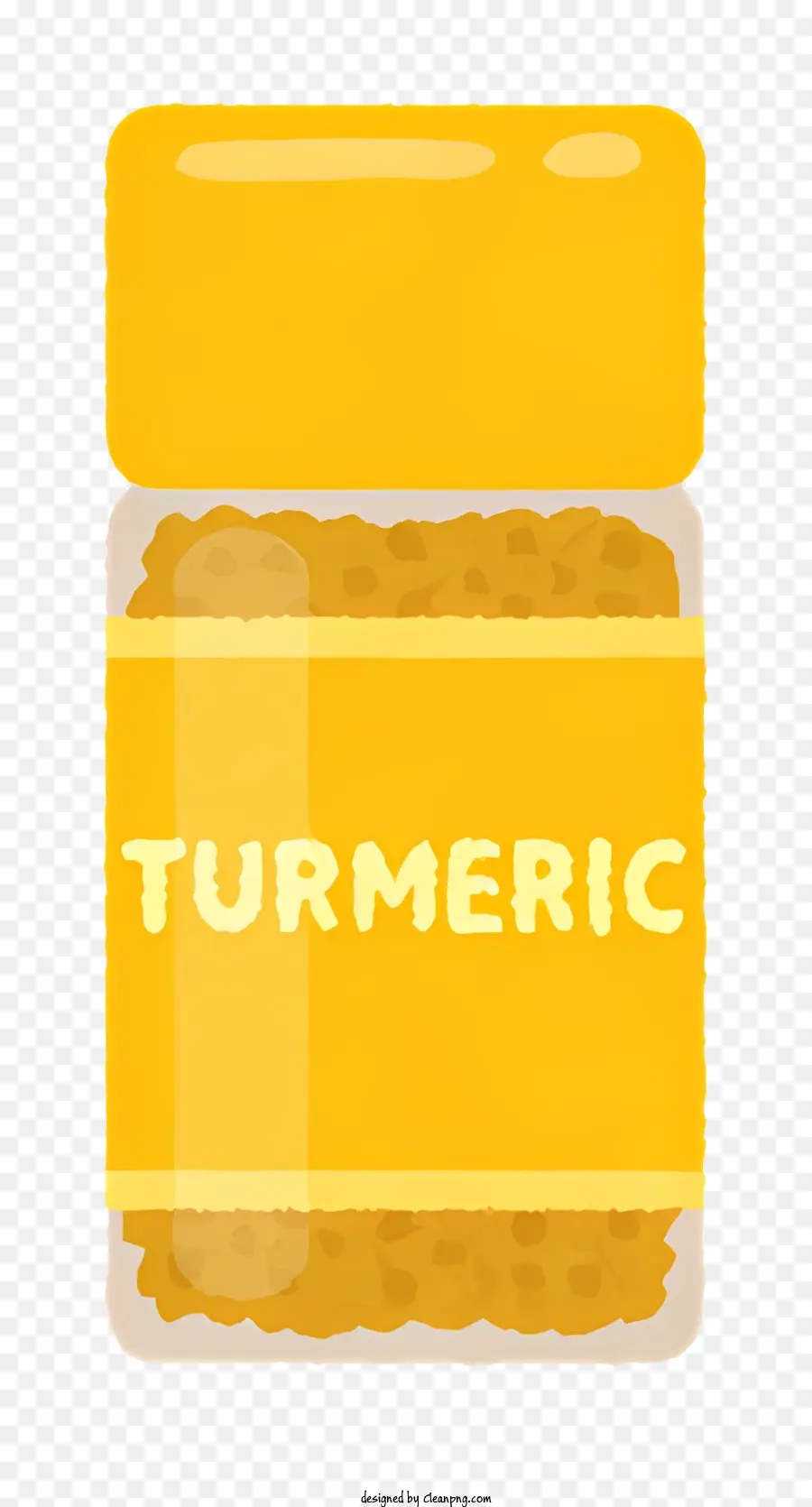 Elementos De Condimento，Tarro De Cúrcuma PNG