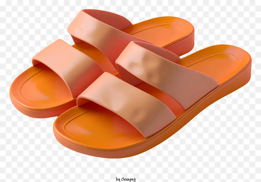 Sandalias，Sandalias Naranja PNG