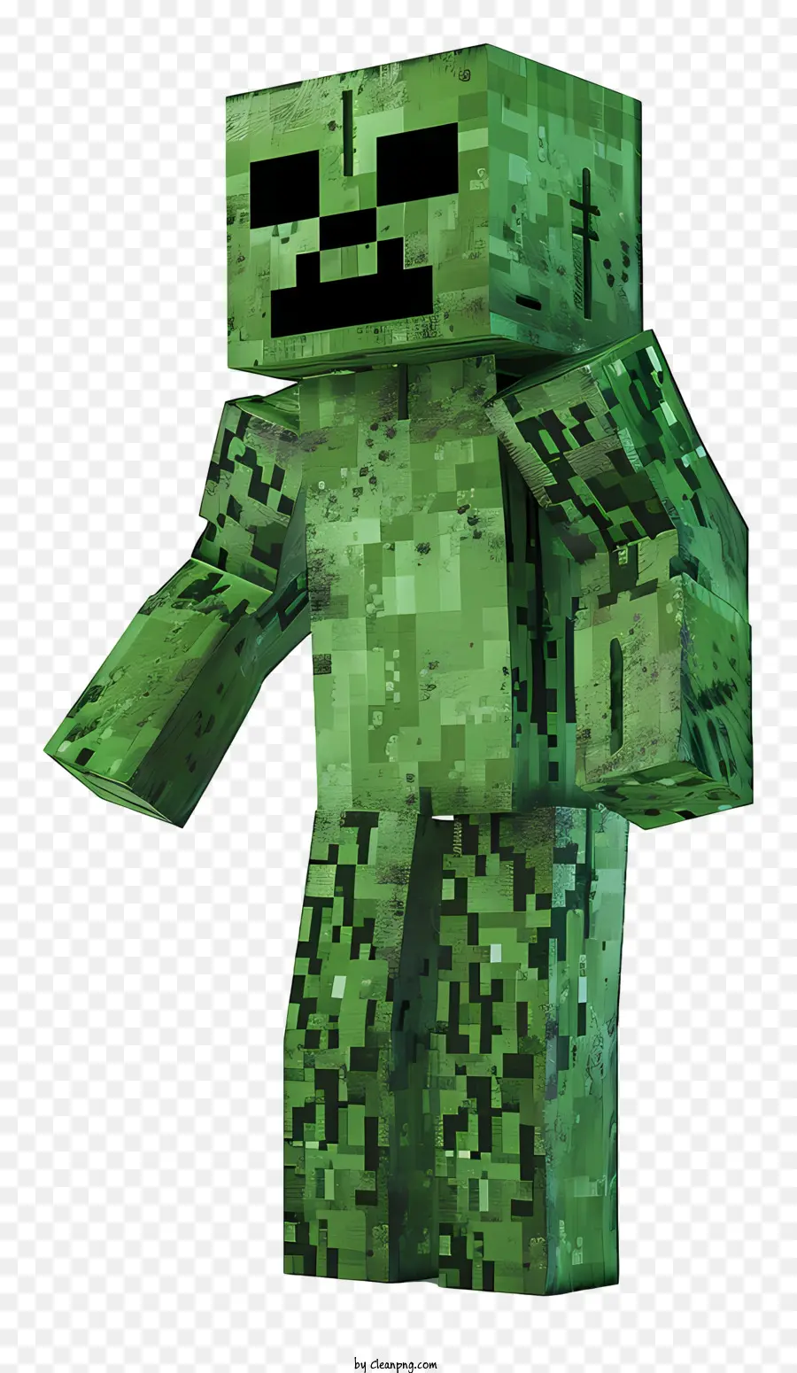 Minecraft Creeper，Monstruo Generado Por Computadora PNG