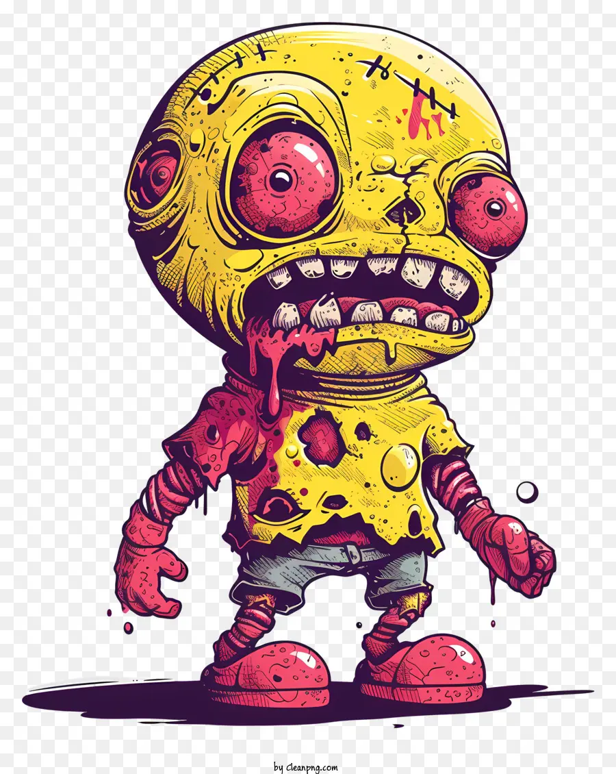 Zombie，Personaje De Dibujos Animados PNG