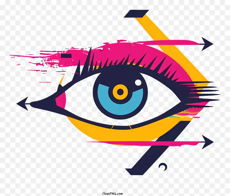 Ojo Con Flechas，Ojo PNG