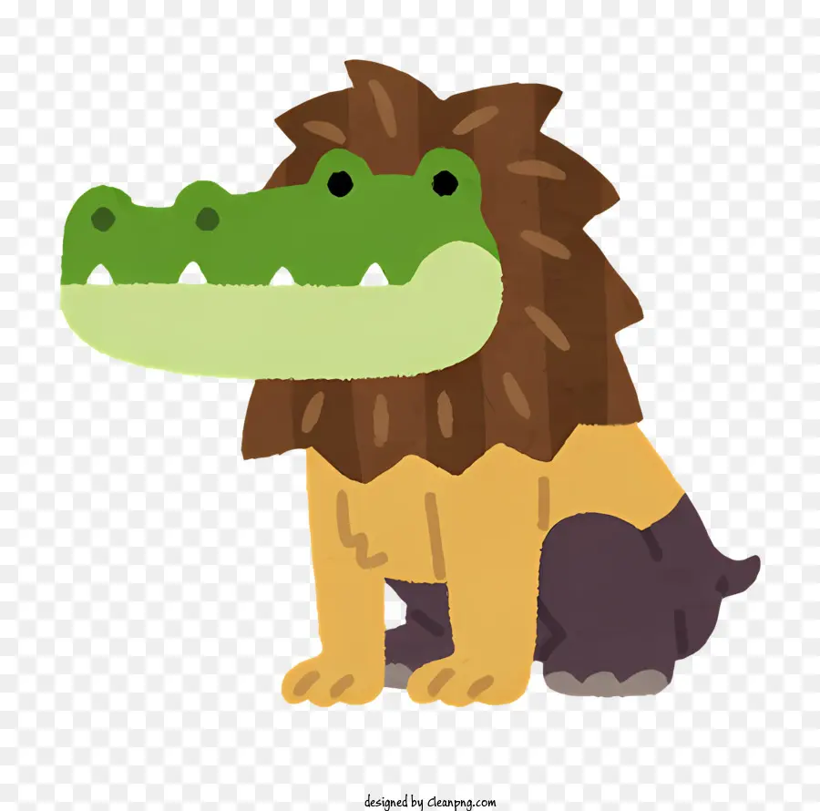 De Dibujos Animados De León，León Sentado PNG