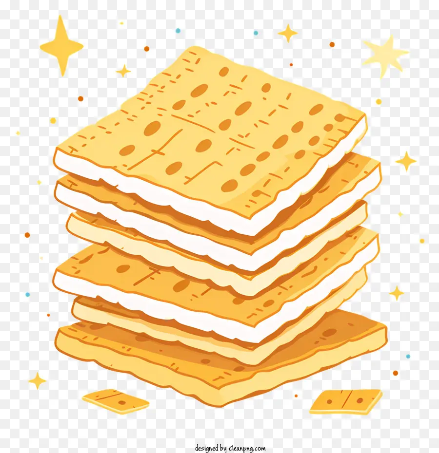 Pascua Matzá，Gofres De Dibujos Animados PNG